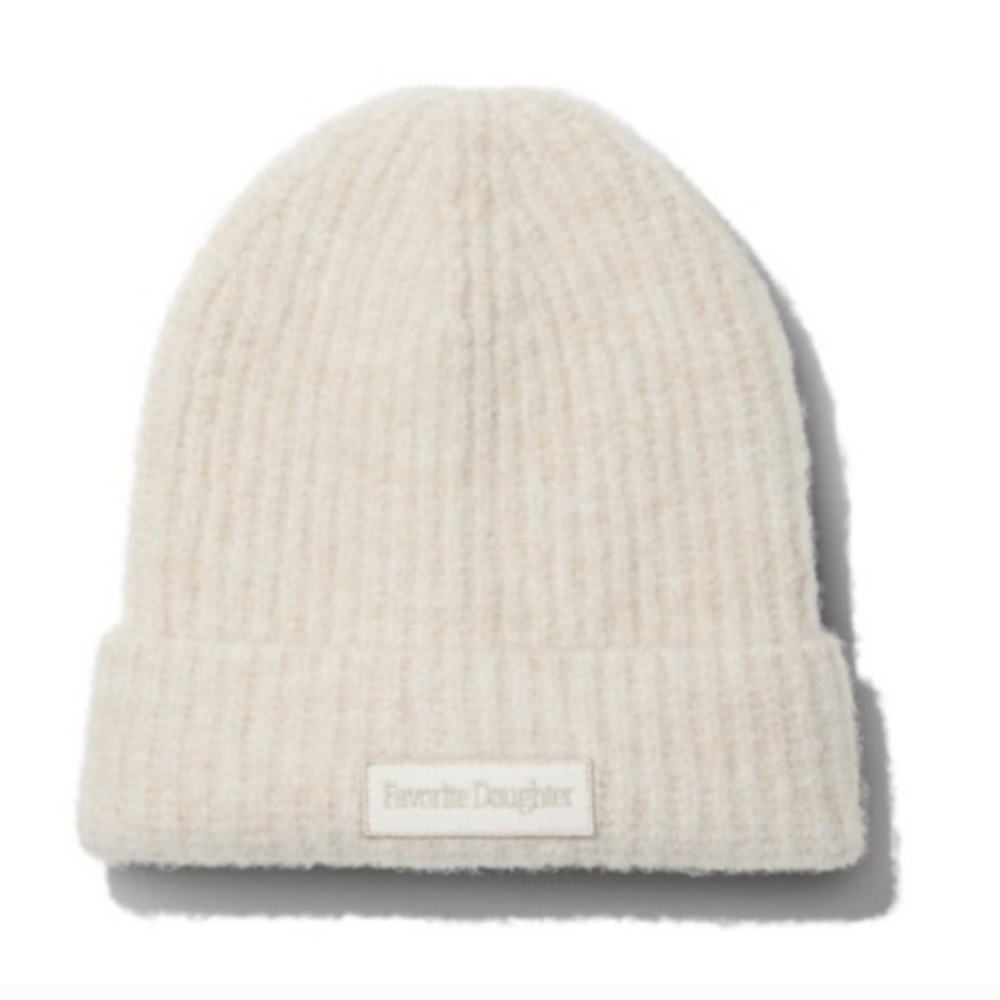 Favorite Daughter Ivory Knit Hat